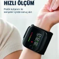 BUĞZ Bilekten Dijital Tansiyon Ölçer Geniş Ekran ve Kolay Okunabilir Gösterge
