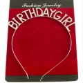 BUĞZ Birthday Girl (Doğum Günü Kızı) Yazılı Taşlı Taç