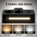 BUĞZ Bkl-502 Akım Korumalı 2li Priz 2 Usb Ve 2 Type-c Çıkış 4000w Hızlı Şarj Duvar Tipi Dokunmatik Led Aydınlatmalı