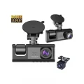 BUĞZ Black Box Traffic Recorder 3 Kameralı Araç Kamerası Geri Görüş Destekli Gece Görüşlü