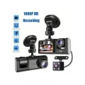 BUĞZ Black Box Traffic Recorder 3 Kameralı Araç Kamerası Geri Görüş Destekli Gece Görüşlü