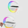 BUĞZ Bluetooth 5.0 Hoparlör – Kablosuz Şarj, RGB Gece Lambası ve FM Radyo - BUĞZ