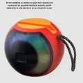 BUĞZ Bluetooth 5.0 Hoparlör – RGB Işıklı, Güçlü Bas ve 360° Surround Ses - BUĞZ