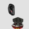 BUĞZ Bluetooth 5.0 Kablosuz Kulaklık LED Işıklı Silikonlu Tasarımlı