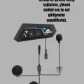 BUĞZ Bluetooth 5.0 Motosiklet Kask Kulaklık Eller Serbest ve Müzik Özellikli