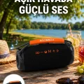 BUĞZ Bluetooth 5.1 Kablosuz Hoparlör Derin Bas RGB Işıklı Yeni Nesil