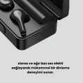  Bluetooth 5.1 Kablosuz Kulaklık – 3500 mAh Şarj Kutulu