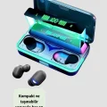 BUĞZ Bluetooth 5.1 Oyuncu Kulaklığı LED Ekranlı Powerbank Kulaklık