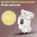  Bluetooth 5.3 Kulaklık – 4 Adet, Çift Kulaklıklı, Dijital Göstergeli, ANC + ENC