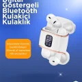  Bluetooth 5.3 Kulaklık – Kulakiçi, ANC+ENC, 4 Adet Set, Dijital Göstergeli