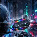 BUĞZ Bluetooth 5.3 Motosiklet Kask Intercom Kulaklık 1000 Metre IPX6 Su Geçirmez