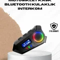 BUĞZ Bluetooth 5.4  İnterkom IP65 Toz ve Su Geçirmez LED Göstergeli