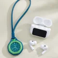 BUĞZ Bluetooth 5.4 Kablosuz Kulaklık Yeşil Askılı Analog Charm Saat İkili Set - BUĞZ