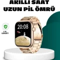 BUĞZ Bluetooth Arama Özellikli Akıllı Saat Uzun Pil Ömürlü