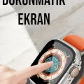 BUĞZ Bluetooth Bağlantılı 49MM Dokunmatik Akıllı Saat Sağlık ve Spor Takip Özellikli