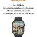 BUĞZ Bluetooth Bağlantılı Akıllı Saat, Nabız ve Uyku Takibi, Suya Dayanıklı Siyah Silikon Kordonlu Model