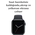 BUĞZ Bluetooth Bağlantılı Akıllı Saat, Nabız ve Uyku Takibi, Suya Dayanıklı Siyah Silikon Kordonlu Model
