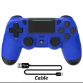 BUĞZ Bluetooth bağlantılı mavi gamepad Playstation 4 uyumlu kablosuz oyun kolu - Elektronik