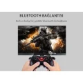 BUĞZ Bluetooth bağlantılı siyah gamepad telefon tutucu standlı PC uyumlu kablosuz oyun kolu