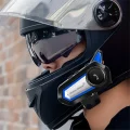 BUĞZ Bluetooth bağlantılı su geçirmez fenerli motosiklet kask kulaklığı interkom 2 yıl garantili