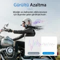 BUĞZ Bluetooth bağlantılı su geçirmez fenerli motosiklet kask kulaklığı interkom 2 yıl garantili