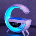BUĞZ Bluetooth Hoparlör 15W Kablosuz Hızlı Şarj LED Gece Lambası