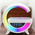 BUĞZ Bluetooth Hoparlör 15W Kablosuz Hızlı Şarj LED Gece Lambası