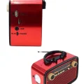 BUĞZ Bluetooth Hoparlör Ahşap Renk Vintage Işıklı Nostaljik Radyo Fm Ahşap Görünümlü Yeni Nesil