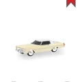 BUĞZ Bluetooth hoparlör bej renk retro araba tasarımlı 10W FM USB TWS 3 saat dinleme süresi