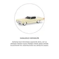 BUĞZ Bluetooth hoparlör bej renk retro araba tasarımlı 10W FM USB TWS 3 saat dinleme süresi