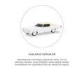BUĞZ Bluetooth hoparlör beyaz renk 10W FM USB TWS destekli 3 saat dinleme süresi 2 yıl garantili