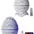  Bluetooth Hoparlör Dinozor Yumurtası Gece Masa Lambası Projektör
