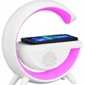  Bluetooth Hoparlör G Şekli Atmosfer Akıllı Rgb Lamba Wireless Kablosuz Şarj