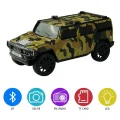 BUĞZ Bluetooth hoparlör jeep araba tasarımlı haki renk 8 watt TWS müzik çalar FM radyo USB SD kart