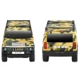 BUĞZ Bluetooth hoparlör jeep araba tasarımlı haki renk 8 watt TWS müzik çalar FM radyo USB SD kart