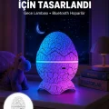 BUĞZ Bluetooth Hoparlör Özellikli 7 Renkli Gece Aydınlatması Yeni Nesil