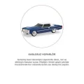 BUĞZ Bluetooth hoparlör retro araba tasarımlı 10W mavi FM USB TWS 3 saat dinleme süresi