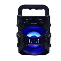 BUĞZ Bluetooth hoparlör siyah renk 2 saat dinleme süresi 1 yıl garantili ışıklı model