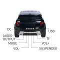 BUĞZ Bluetooth hoparlör siyah renk usb tf fm radyo destekli 2 saat dinleme süresi 2 yıl garantili