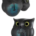  Bluetooth Hoparlör TWS Kablosuz RGB Işıklı Dekoratif Taşınabilir Baykuş