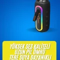  Bluetooth Hoparlör USB Şarjlı Uzun Pil Ömrü Android ve İOS Uyumlu Renkli