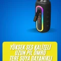 BUĞZ Bluetooth Hoparlör USB Şarjlı Uzun Pil Ömrü Android ve İOS Uyumlu Renkli - BUĞZ