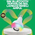  Bluetooth Hoparlörlü LED Ampul – 12W Enerji Tasarruflu