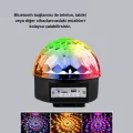 BUĞZ Bluetooth Hoparlörlü LED Disko Işığı Müzik Ritim Duyarlı ve Taşınabilir