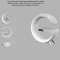 BUĞZ Bluetooth Hoparlörlü RGB Atmosfer Lambası Kablosuz Şarj ve Saat Özellikli - Lisinya