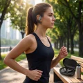 BUĞZ Bluetooth Kablosuz Kulaklık Kulak Kancalı Şarj Göstergeli