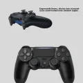BUĞZ Bluetooth Kablosuz PS4 Gamepad Çift Motorlu Siyah Controller