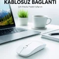 BUĞZ Bluetooth Kablosuz Wireless Mouse Şarjlı Sessiz Ergonomik 5000 DPI Fare