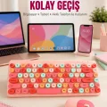 BUĞZ Bluetooth Klavye ve Mouse Kombinasyonu – USB Alıcılı, Kompakt, Uzun Ömürlü Yeni Nesil