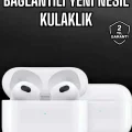  Bluetooth Kulaklık 3.Nesil Kablosuz Uzun Pil Ömrü Dokunmatik Kontrol